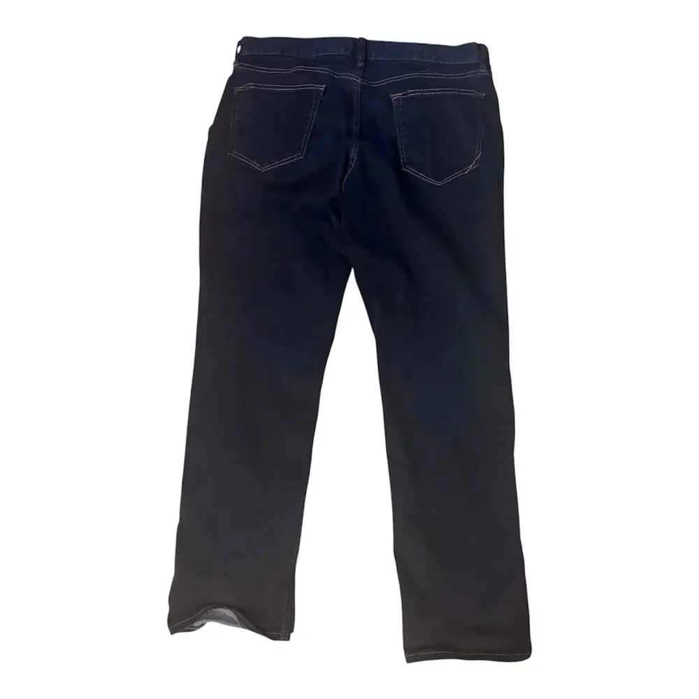 Banana Republic Rapid Movement Dark Wash Denim Slim Fit Jeans Men 34X30